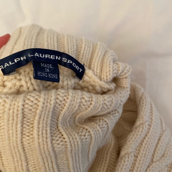 Ralph Lauren cashmere/wool fisherman sweater. - Picture 2 of 3